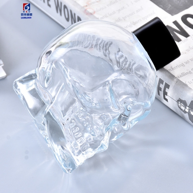 150ml Empty Bottle Of Scallop And Skull Clear Glass Aromatherapy Bottle