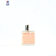 80/100ML Pineapple Pattern Cube Transparent Fragrance Glass Bottle