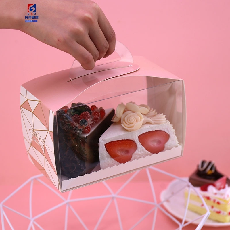 Transparent Portable Cake Box