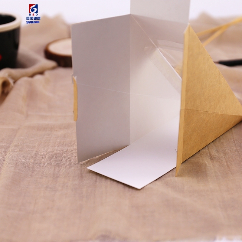 Brown Paper Window Sandwich Box