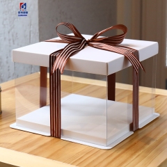 Transparent Square Cake Box