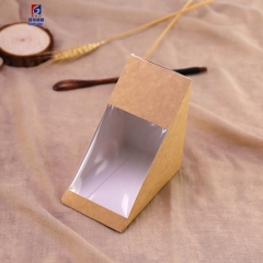 Brown Paper Window Sandwich Box