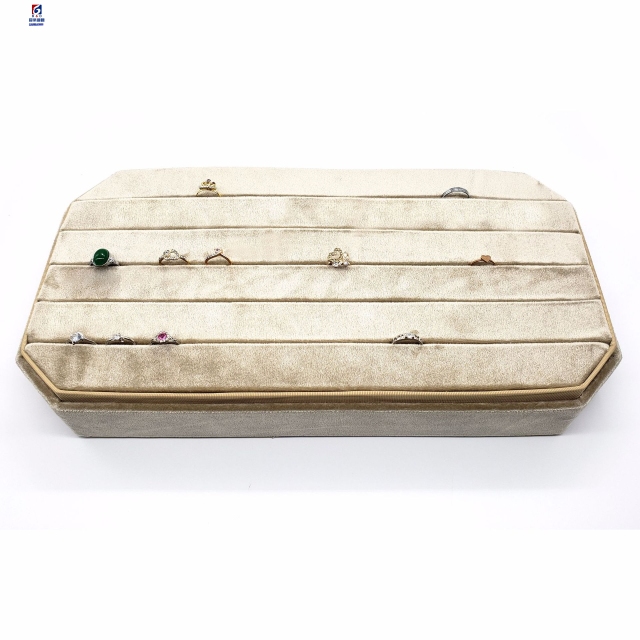 Luxury Velvet Jewelry Box Salver