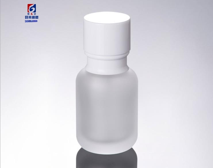 50ML Frosted Latex Glass Bottle