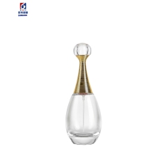 High Grade Oval Glass Perfume Spray Bottle