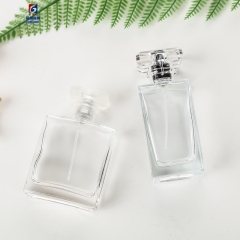 High Grade Flat Square Glass Perfume Bottle