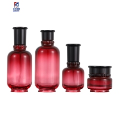 Glass Set Bottle 50g Cream Jar , 50/150ml Pump Bottle, 180g Capping