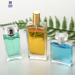 High Grade Flat Square Glass Perfume Bottle