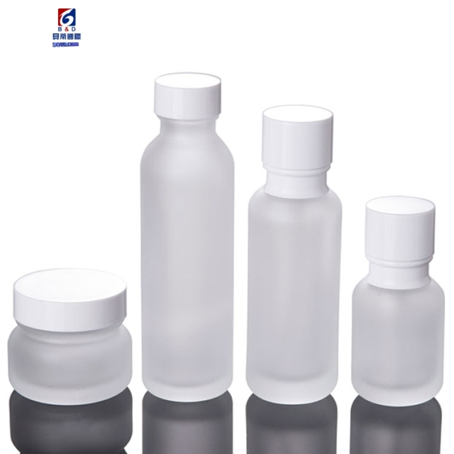 50ML Frosted Latex Glass Bottle