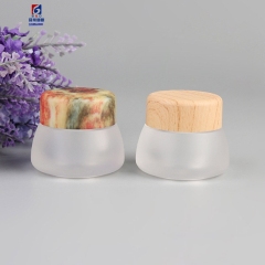 Wood Grain Scrub Cream Jar