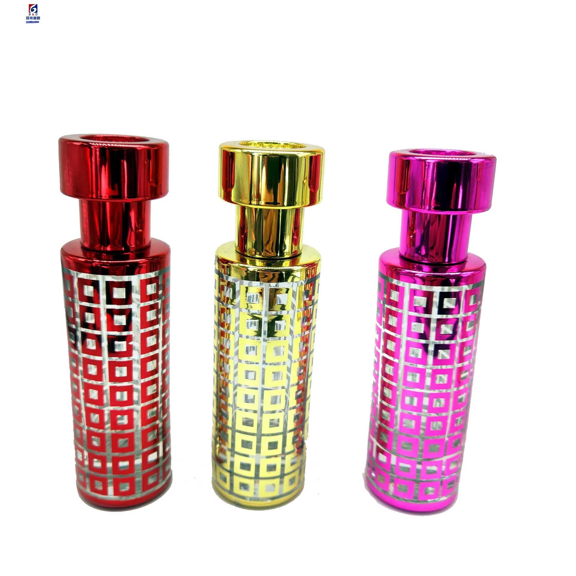 30ML Four Color UV Sculpted Round Spray Bottle