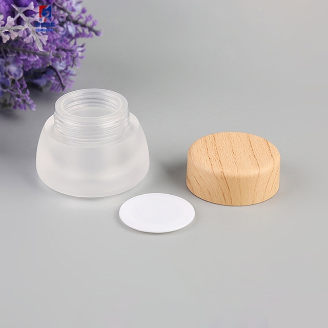 Wood Grain Scrub Cream Jar