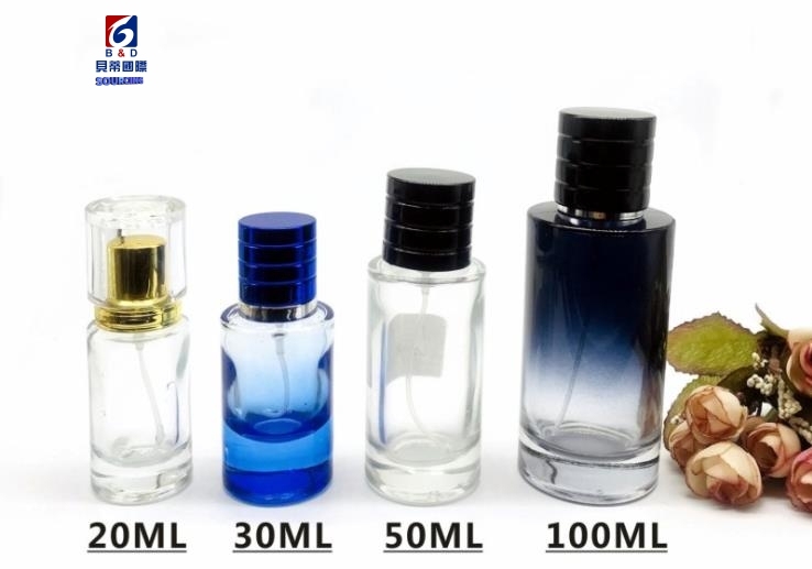 30/50/100ml Cylindrical Perfume Spray Bottle