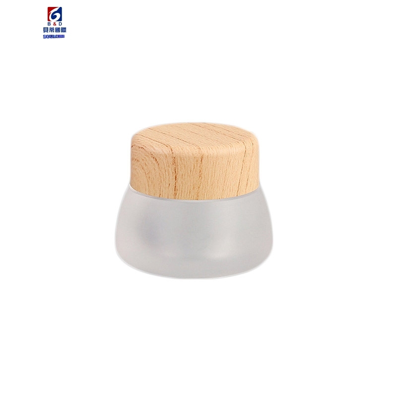 Wood Grain Scrub Cream Jar