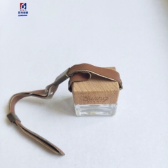 6ML Perfume Bottle With Square Car Pendants