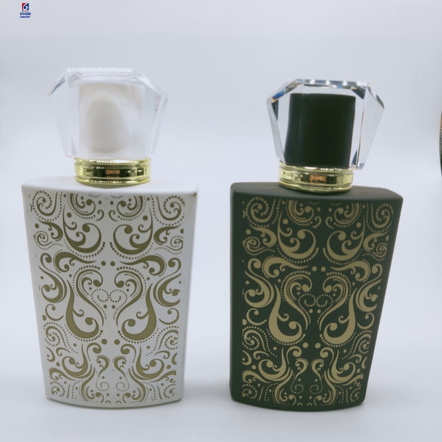 50ml Top Grade Screw Mouth Six Color Inside Spray Cover Perfume Bottle
