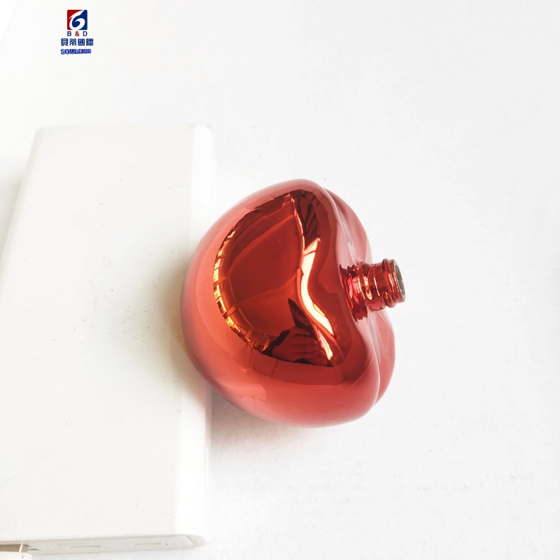 50ML Round Tomato-shaped Perfume Spray Bottle UV Bottle Without Cover