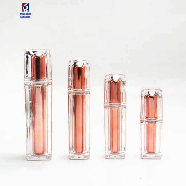 Light Luxury Rose Gold Plating Acrylic Set Bottle
