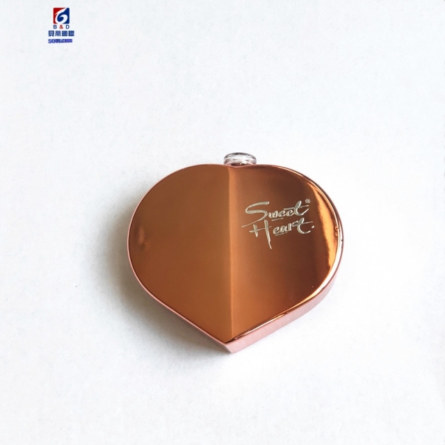 50ML UV Heart-shaped Perfume Spray Bottle Without Cover