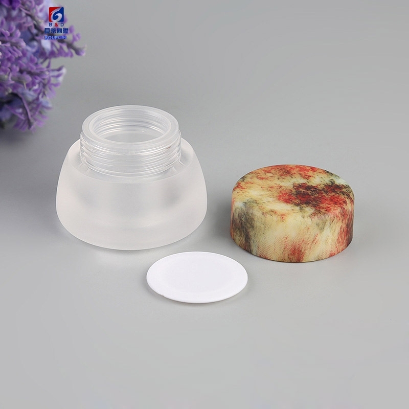 Wood Grain Scrub Cream Jar