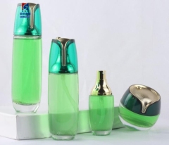 Glass Set Bottle 30/50g Cream Jar,100/120ml Lotion Bottle