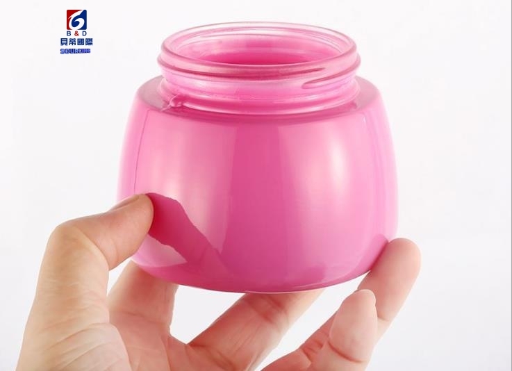 130g Lace cover glass cream jar