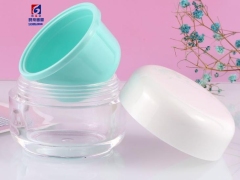 45G Green liner acrylic cream jar