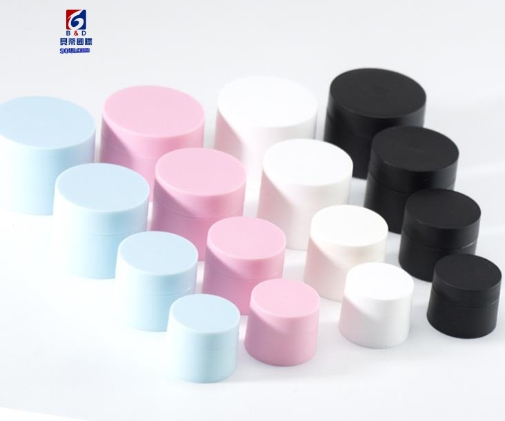 5/15/20/30/50g Matte plastic double cream jar