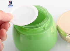 130g Lace cover glass cream jar