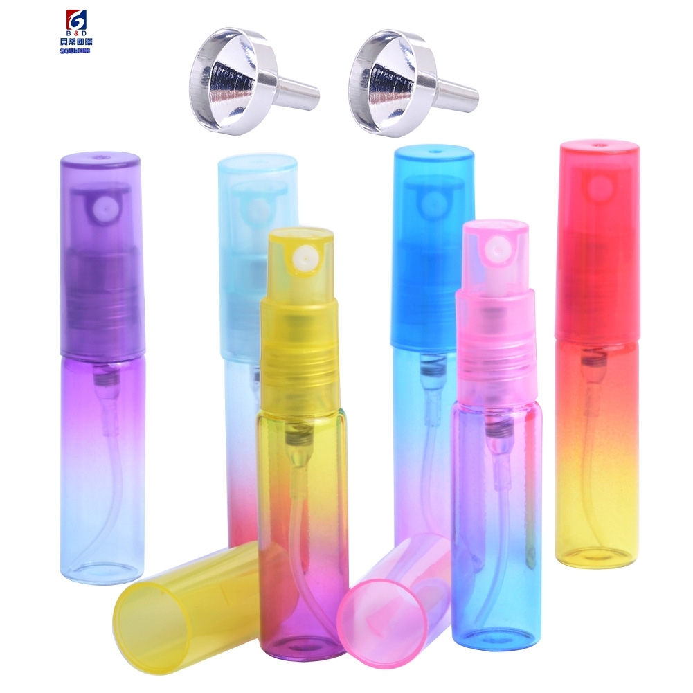 5ml Gradient Color Glass Spray Bottle