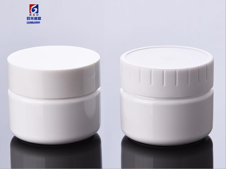 30g White high-end double cream jar