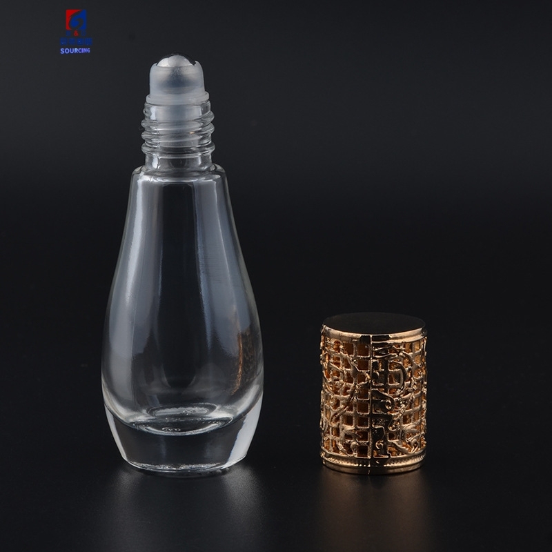 12ML Glass Roller Bottle With Alloy Cover