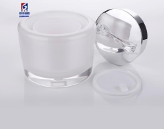 50G Double round bow cream jar