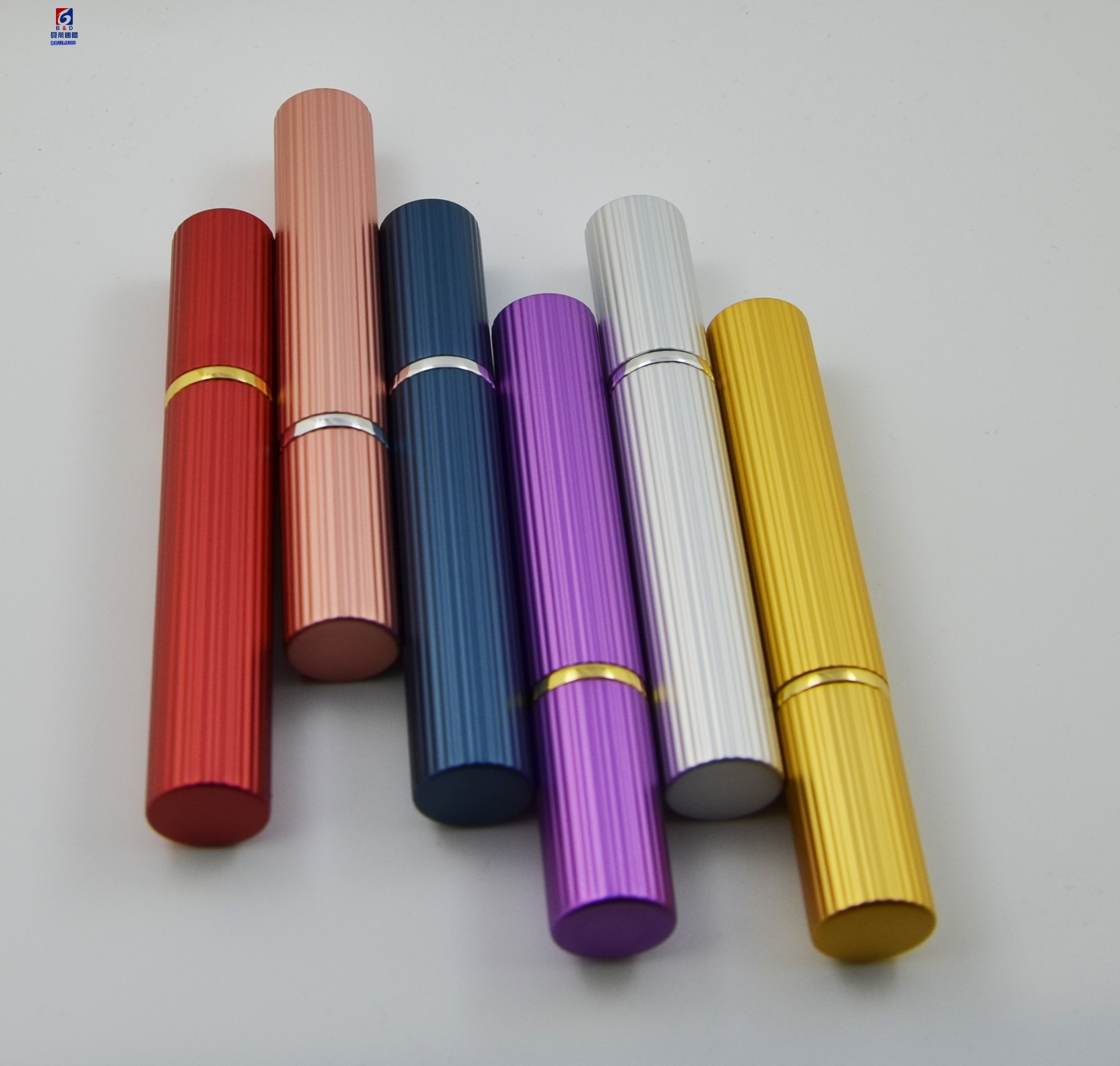 8ML Anodized Aluminum Perfume Spray Bottle Glass Liner