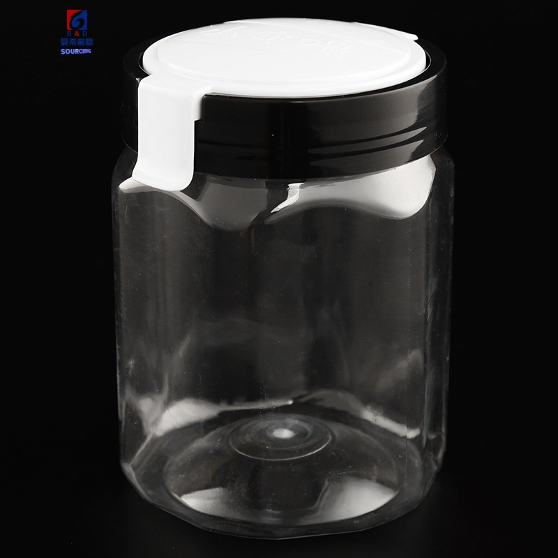 500ml Transparent Sealed Plastic Can