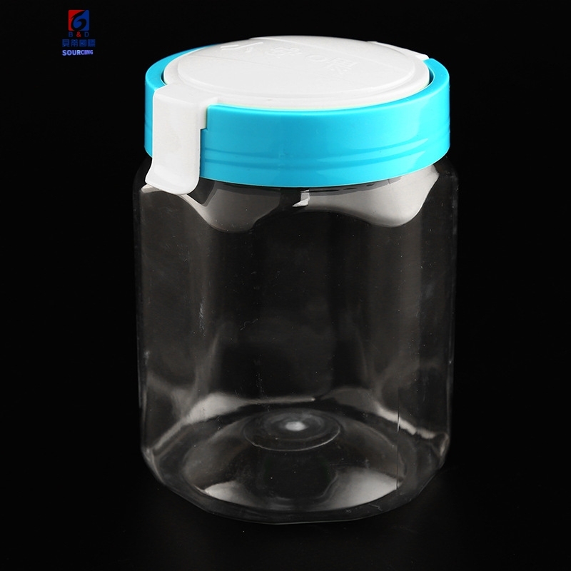500ml Transparent Sealed Plastic Can
