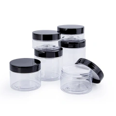 YUXI cosmetic sub packing empty cream jar plastic 50ml