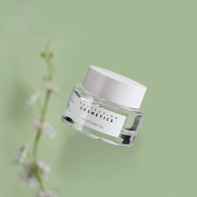YUXI Cosmetics Glass Cream jar Empty refillable jar
