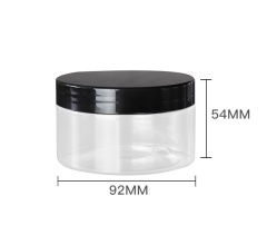 YUXI 89 tooth PET transparent empty bottle 200ML lotion cream packing