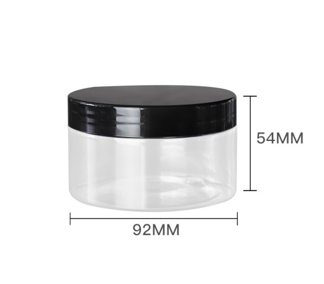 YUXI 89 tooth PET transparent empty bottle 200ML lotion cream packing