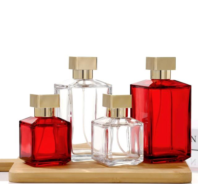 50/100/200ML perfume glass bottle, portable large-capacity