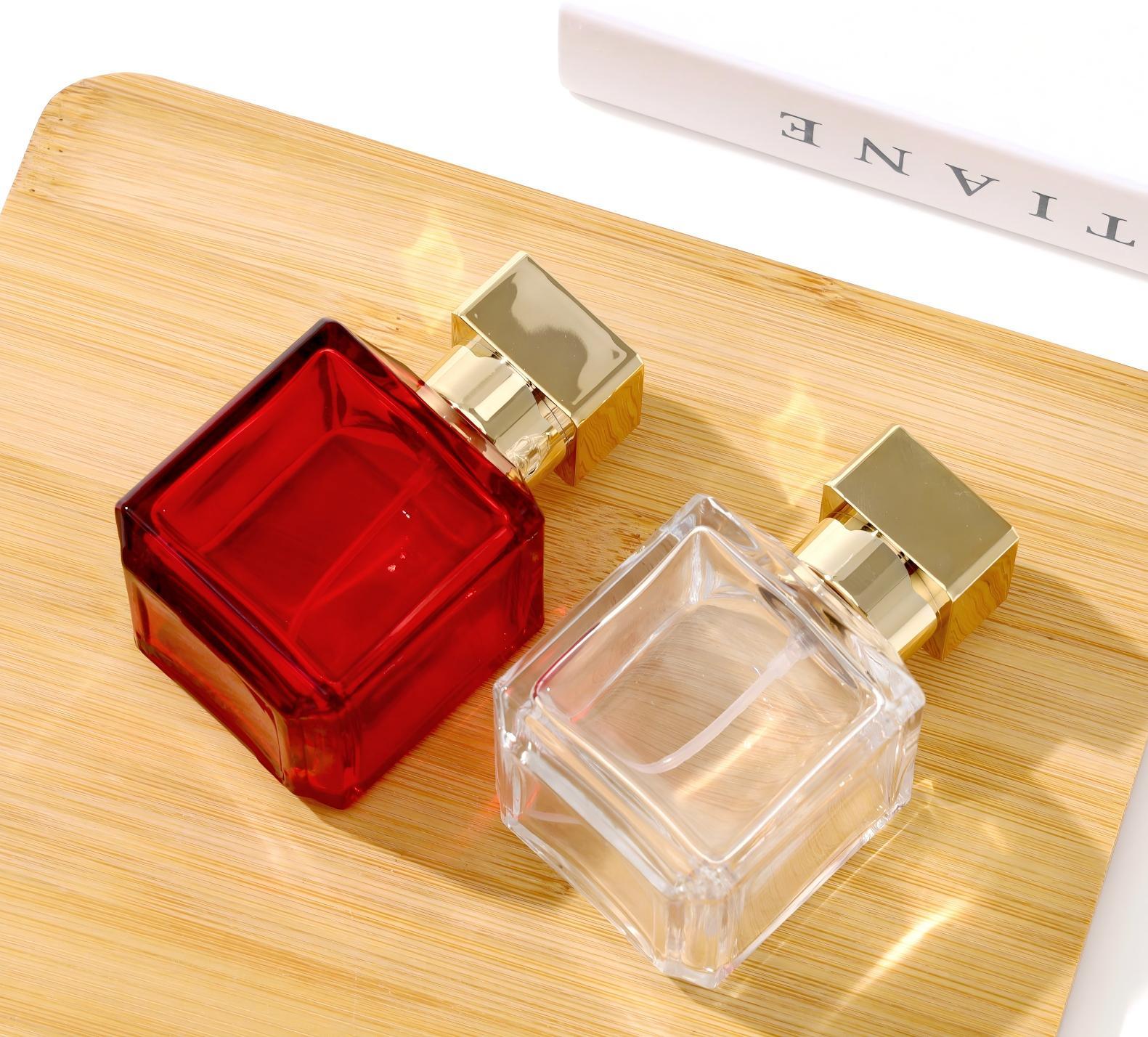 50/100/200ML perfume glass bottle, portable large-capacity