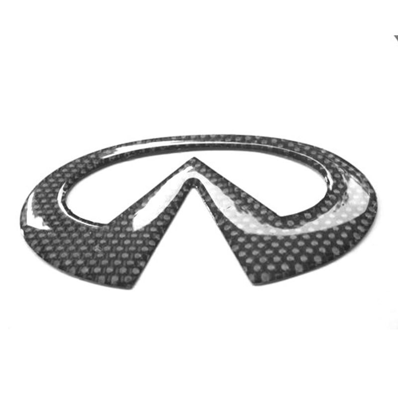 Real Carbon Trunk Emblem Badge Logo Sticker For Infiniti G37 G37s G35s G35 Fx Q50 Q60