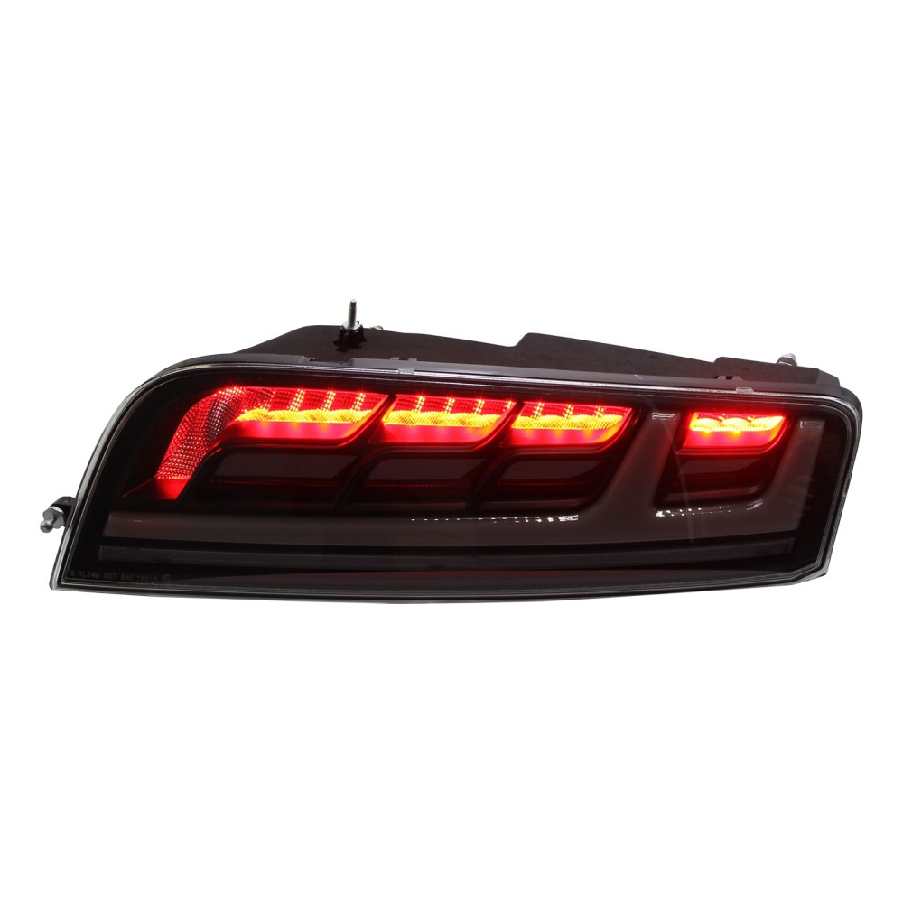 Smoked Lens + Red LED Bars Sequential Taillights VANTA DESIGN Left+Right For Audi R8 2007-2016