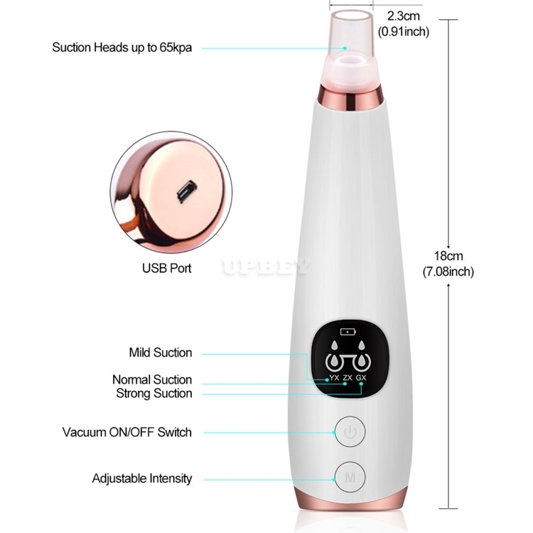 Blackhead Remover Facial Cleaner E16 Deep Pore Acne Pimple Removal Vacuum Suction