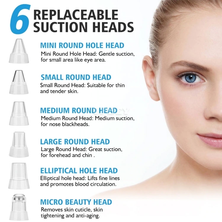 Blackhead Remover Facial Cleaner E16 Deep Pore Acne Pimple Removal Vacuum Suction