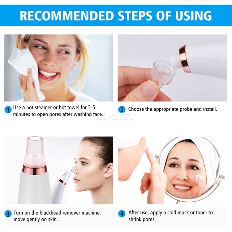Blackhead Remover Facial Cleaner E16 Deep Pore Acne Pimple Removal Vacuum Suction