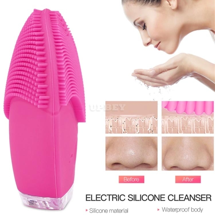 Facial Cleansing JMY04 Electric Vibration Brush Skin Pore Cleanser Waterproof Silicone Face Massager Remove Blackhead