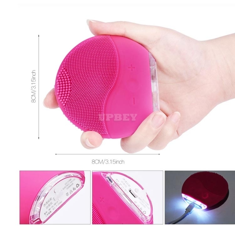 Facial Cleansing JMY04 Electric Vibration Brush Skin Pore Cleanser Waterproof Silicone Face Massager Remove Blackhead