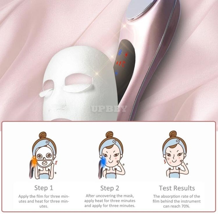 Ultrasonic Vibration Hot And Cold XN-8060 Negative Ion Cryotherapy Wrinkle Remover Essence Hammer Face Massage Instrument